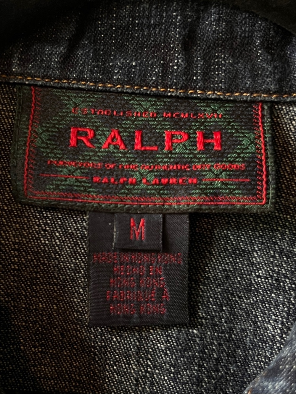 Ralph Lauren Women's Cropped Denim Trucker Jacket Puff Sleeve - Picture 2 of 5